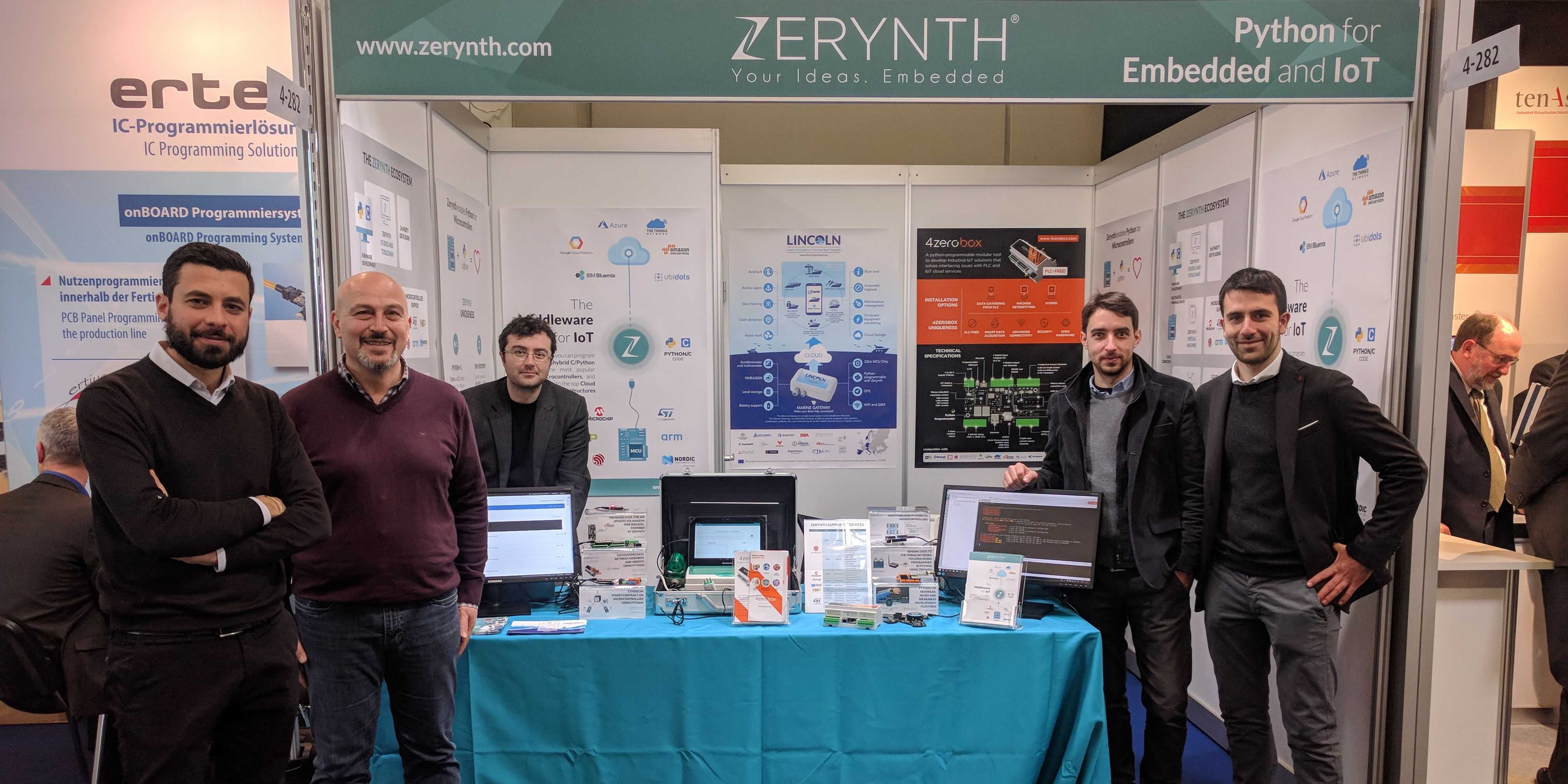 Day 3 at Embedded World with Zerynth. See you next year!