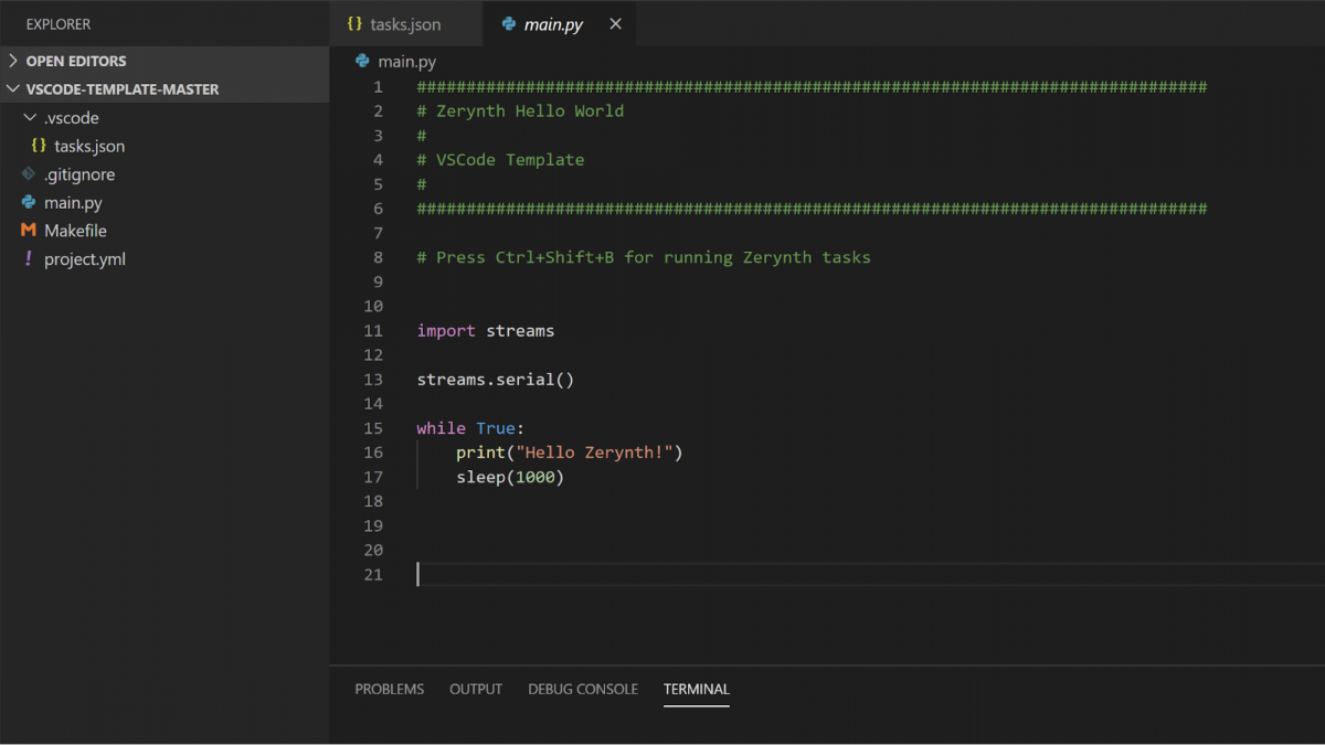 Zerynth And Visual Studio Code Developing Iot Applications